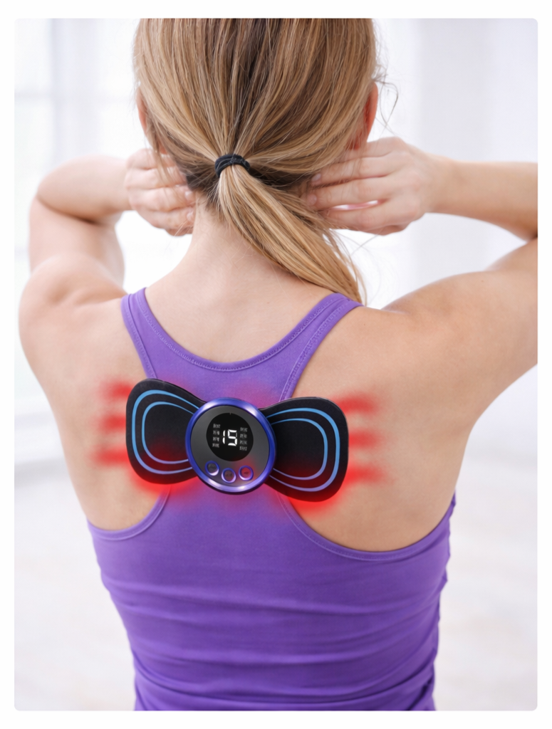 MiniParche Masajeador Eléctrico Portátil 2x1