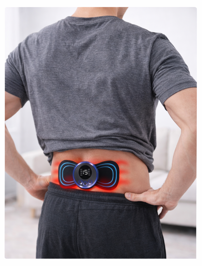 MiniParche Masajeador Eléctrico Portátil 2x1