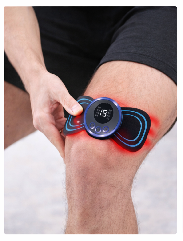 MiniParche Masajeador Eléctrico Portátil 2x1